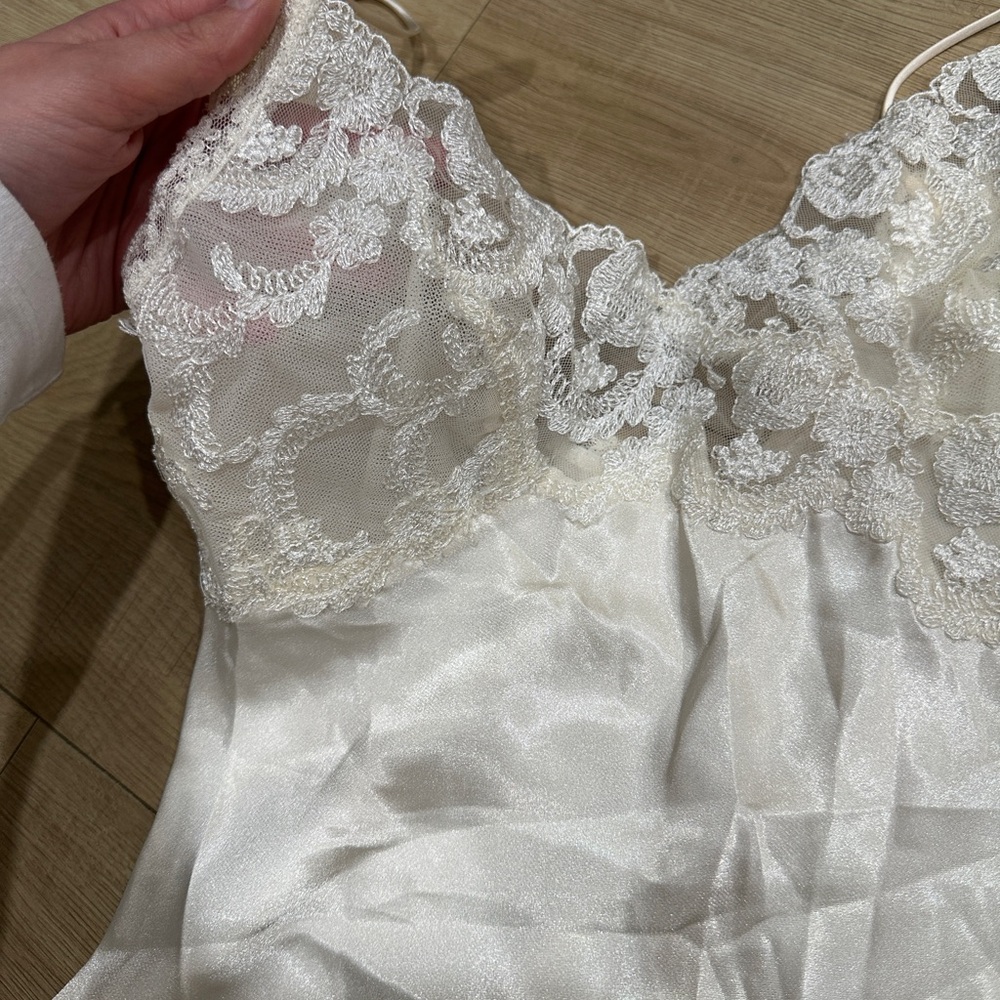Vintage jonquil petite 80s 90s one of a kind! Elegant beige lace‎ lingerie - Picture 3 of 15